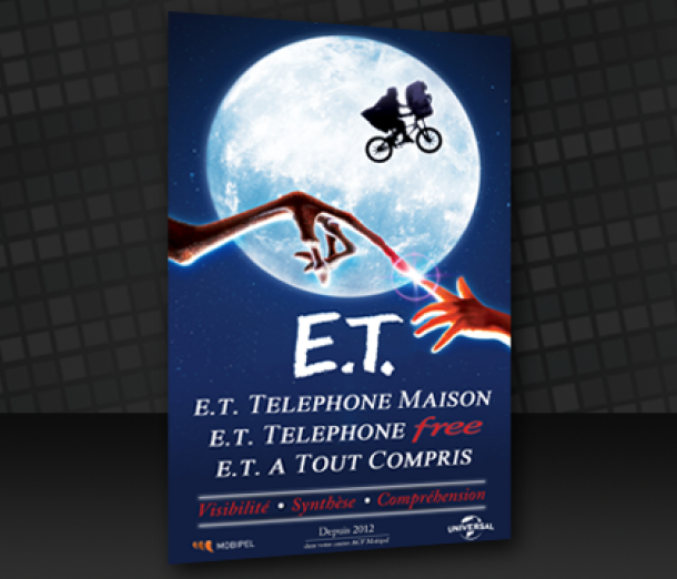 Affiche – Détournement E.T. (Concours d’entreprise)